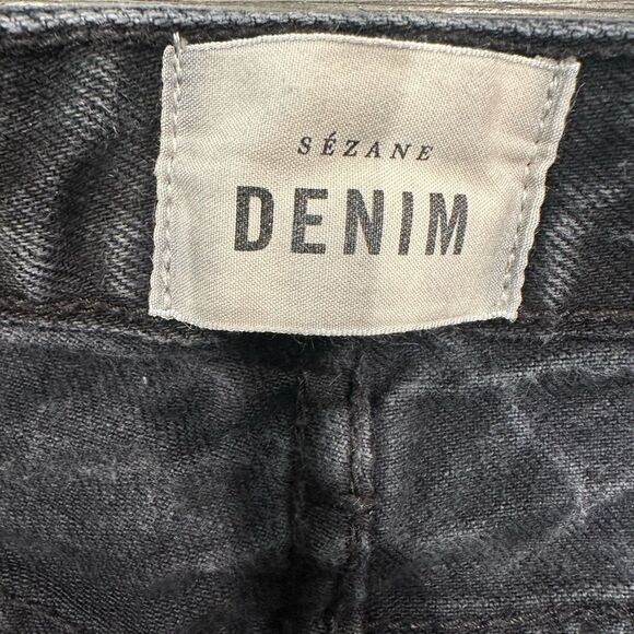 Sezane brut sexy straight jeans middle gray - Picture 5 of 8